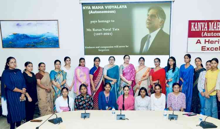 KMV pays a rich tribute to Ratan Tata: A Visionary Leader