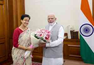 Delhi CM Atishi calls on PM Modi, first time after taking oath