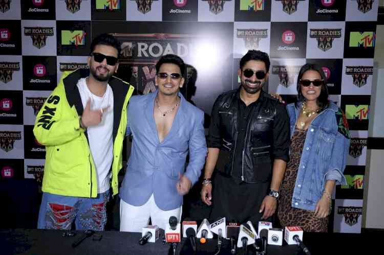 MTV Roadies Double Cross host Rannvijay and Gang Leaders Neha, Rhea, Elvish, and Prince kickoff much-anticipated Delhi auditions