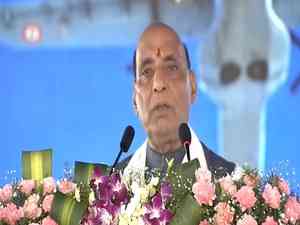 Rajnath Singh lays foundation for Navy's VLF Station in Telangana