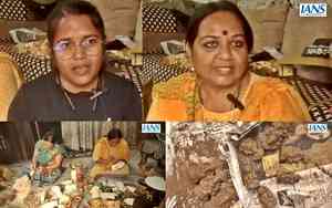 Vocal for local: Women crafting eco-friendly Ganesh, Lakshmi idols from cow dung ahead of Diwali