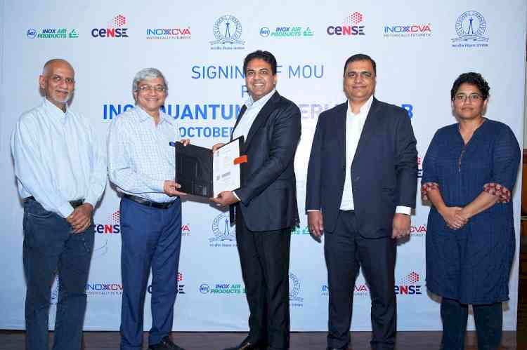 INOX Group and IISc sign MoU for setting up of INOX Quantum Materials Lab