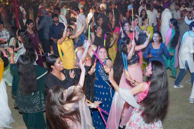 CT University celebrates vibrant 'Dandiya Night'