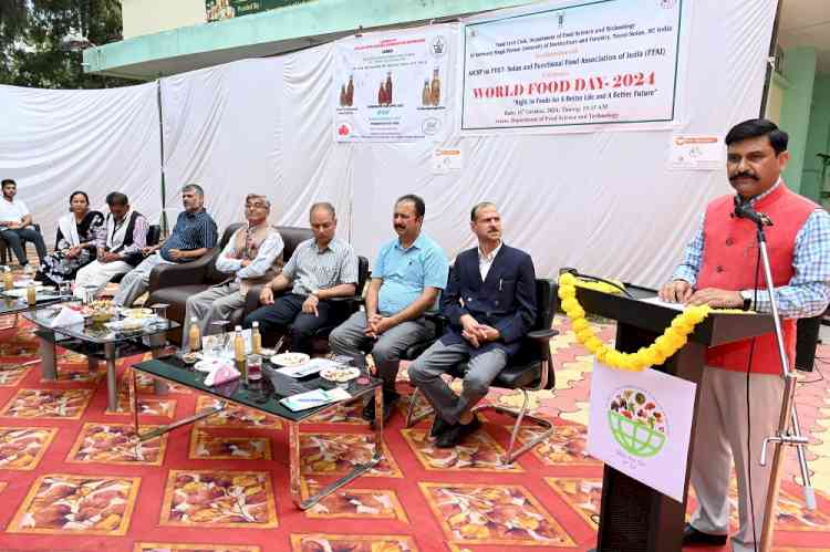 Ensure access to Healthy Food for All; World Food Day Celebrations at Nauni