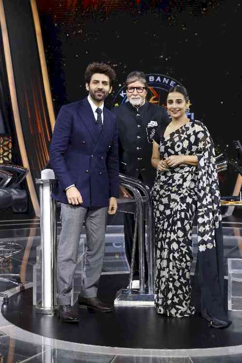 Agastya Nanda’s free meal adventure, narrated by Amitabh Bachchan leaves Vidya Balan and Kartik Aaryan in stitches on ‘Kaun Banega Crorepati 16’