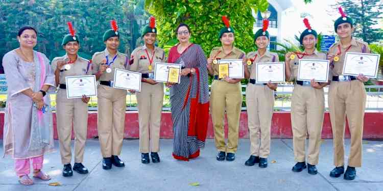 KMV’s NCC Cadets shine brilliantly during Combined Annual Training Camp