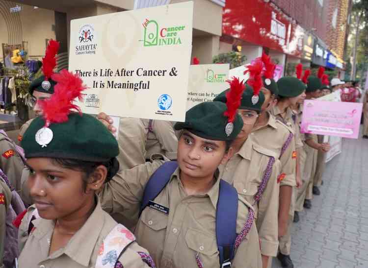 Sahayta Charitable Welfare Society organises breast cancer walkathon