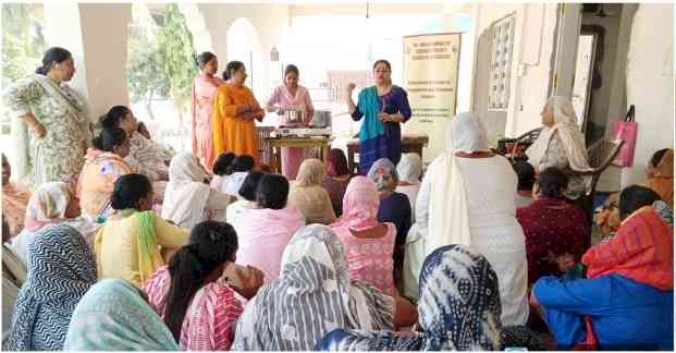 PAU organises herbal soap making training for farm women in Akalgarh