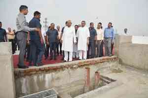 Nitish Kumar inspects multi-level parking & subways in Patna