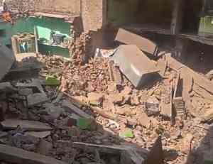 Building collapses after explosion in MP's Morena, many feared trapped 