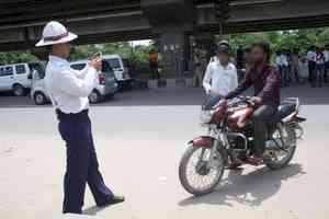 Gurugram Traffic cops issue Rs 2.47 crore fine in Sep