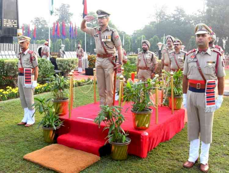 65th Police Commemoration Day: DGP Gaurav Yadav pays rich tributes to police martyrs