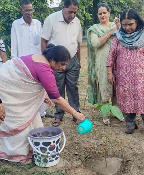 कुलपति प्रो. सुदेश ने किया पौधारोपण अभियान का शुभारंभ