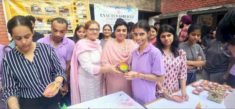 Kalakriti: Diya Decoration Workshop for children with special needs by Enactus Panjab University