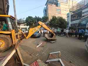 GMDA carries demolition drive in Gurugram