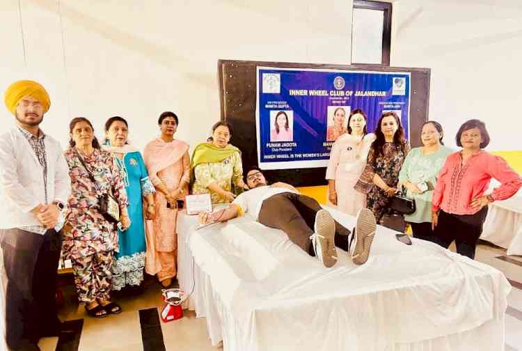 Blood Donation Camp organised by Inner Wheel Club of Jalandhar 