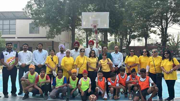 Inauguration of New Basketball Academy in Dakha Village by Ludhiana Cares Ladies Society