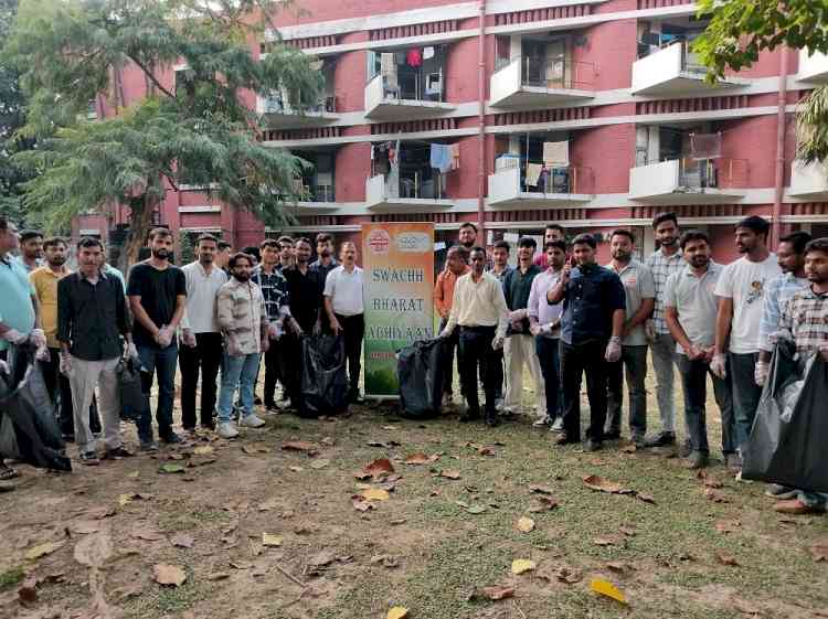 Cleanliness Drive at PU Boys Hostel No. 2 