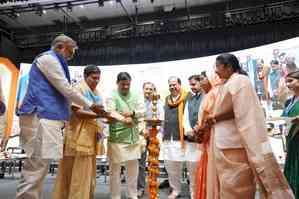 MP CM lays foundation stones of projects worth Rs 2690 cr in Vindhya region 