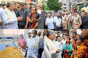 B'luru building collapse: CM visits site, says officials will be held responsible