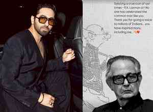 Ayushmann Khurrana: R.K. Laxman’s work had an impact on me