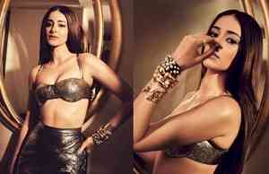 Ananya Panday turns metallic mermaid