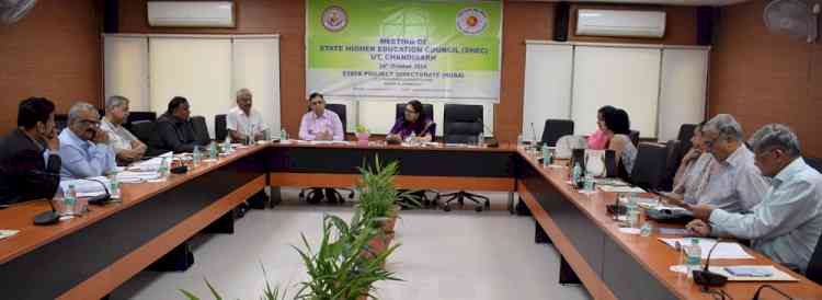 State Higher Education Council meeting, UT, Chandigarh