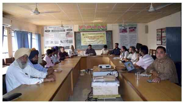 PAU-KVK Gurdaspur organises vocational training on seed production for farmers and youth