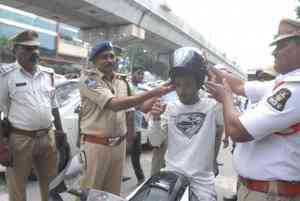 Act against unsafe helmet makers to boost road safety: Centre to district officials