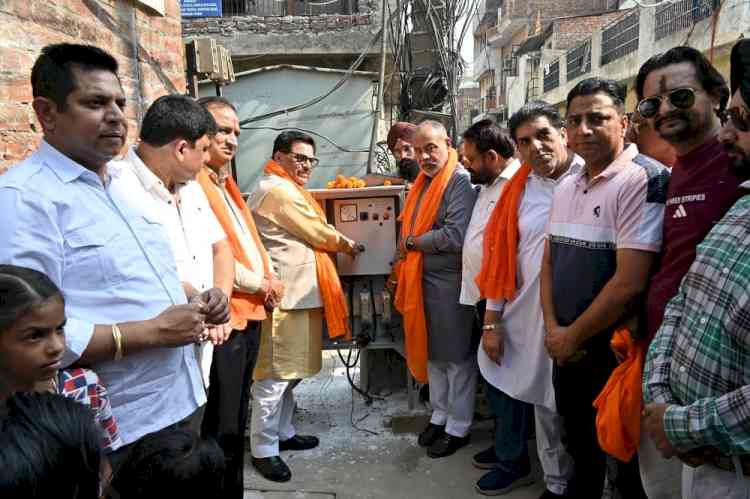 MLA Bagga inaugurates two tubewell projects in Santokh Nagar and Sardar Nagar to streamline water supply 