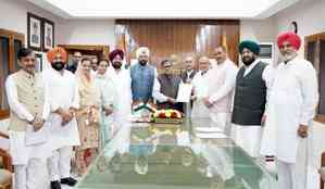 BJP leaders meet Punjab Guv, seeks timely lifting of paddy