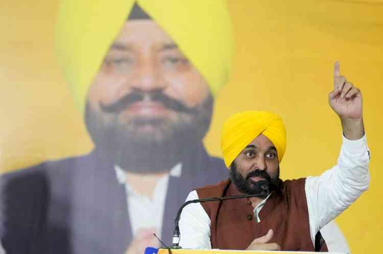 Chief Minister Bhagwant Mann Campaigns for AAP Candidate Gurdeep Randhawa in Dera Baba Nanak