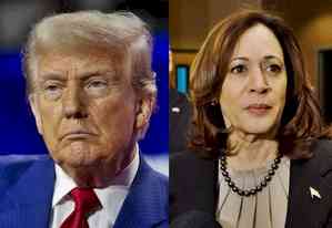 Harris to give closing remarks in Washington, Trump in New York