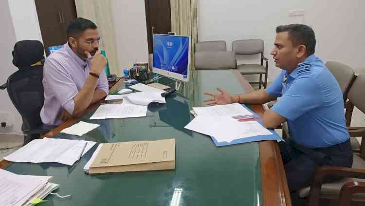 DC reviews status of works at Halwara International Airport  