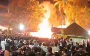 Kerala temple fire: Protocols not followed, police detain two