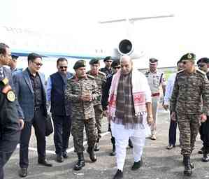 Defence Minister Rajnath Singh begins 2-day Arunachal visit, to celebrate Diwali with soldiers in Tawang