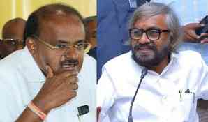 K'taka Forest Minister 'trespassed' on HMT land, claims HD Kumaraswamy