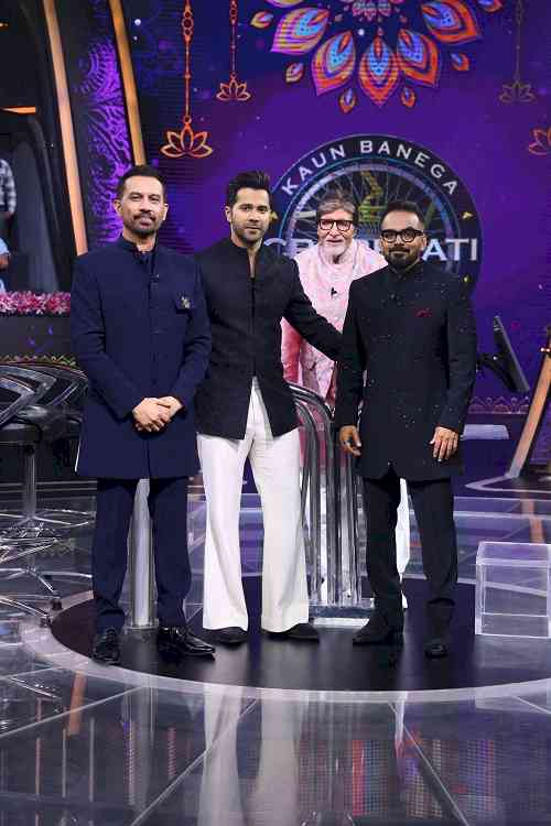 Varun Dhawan and Amitabh Bachchan Share Their Journeys of Fatherhood on KBC 16