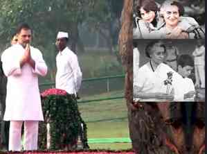 Rahul, Priyanka remember Indira Gandhi on her death anniversary