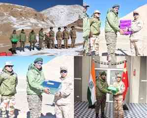 Indian, Chinese troops exchange sweets at LAC in Ladakh on Diwali