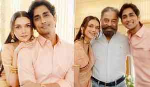 Aditi Rao, Siddharth share heartwarming moments with Kamal Haasan and Mani Ratnam