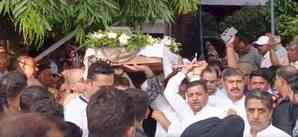 Hundreds attend cremation of J&K BJP leader Devender Singh Rana