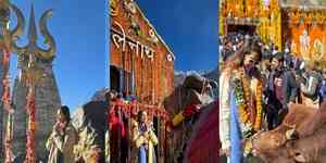 'Blessed' Nushrratt shares glimpses from maiden Kerdarnath, Badrinath darshan