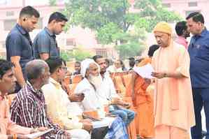 UP CM Yogi holds 'Janta Darshan' in Gorakhpur, pledges support to citizens