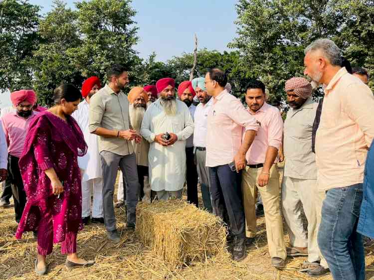 DC lauds farmers of Macchian Kalan, Bounkar Dogran, and Dhanansu for environmental preservation efforts by eliminating farm fires