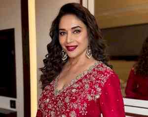 Madhuri Dixit says she is eternally in love with red colour