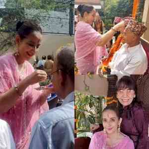 Manisha Koirala celebrates ‘Bhai Tika’ with family, says ‘may our sibling relationship deepen’