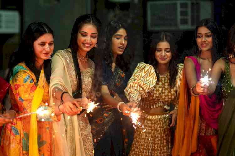 Deepawali celebrated at LPU Campus