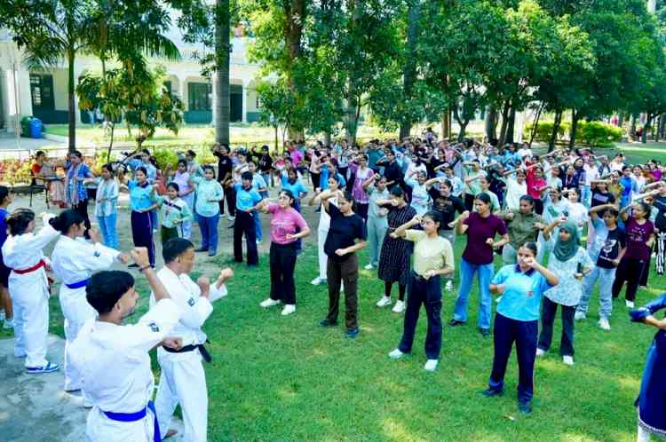 KMV organises workshop on Self Defence Techniques