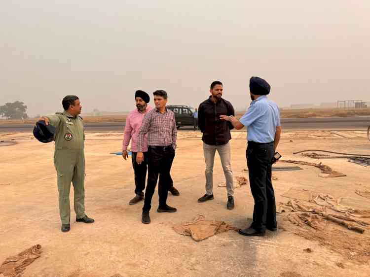 DC takes stock on-going works at Halwara International Airport